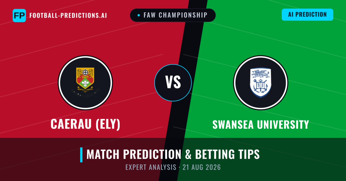 Caerau (Ely) vs Swansea University — match prediction & preview