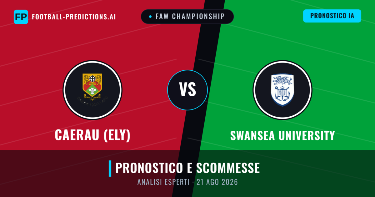 Caerau (Ely) vs Swansea University — pronostico e anteprima del match