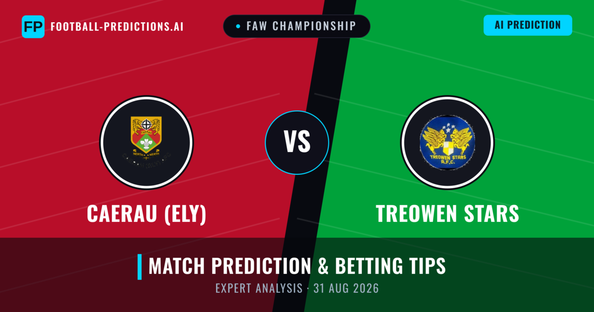 Caerau (Ely) vs Treowen Stars — match prediction & preview