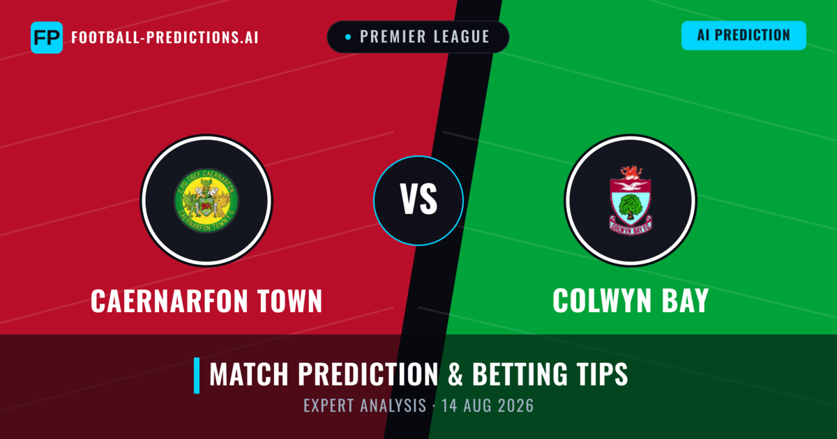 Caernarfon Town vs Colwyn Bay — match prediction & preview