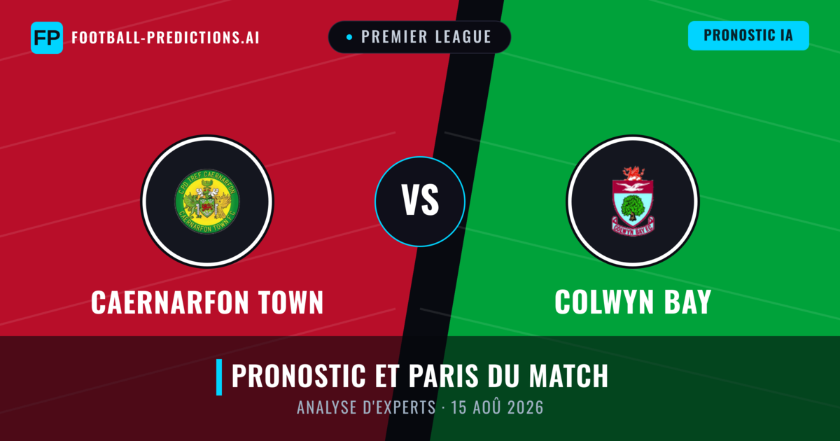 Caernarfon Town vs Colwyn Bay — pronostic et avant-match