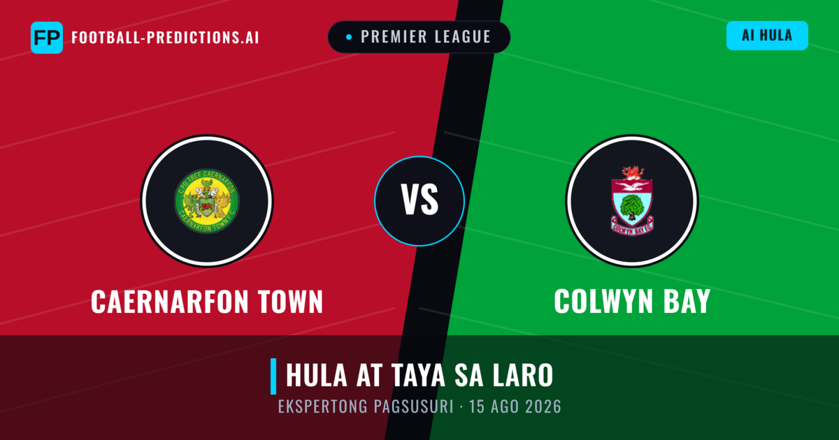 Caernarfon Town vs Colwyn Bay — hula at preview ng laban