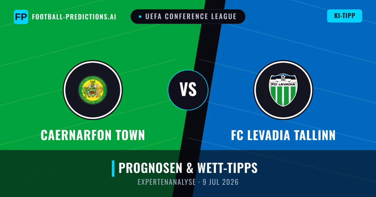 Caernarfon Town vs FC Levadia Tallinn — Prognose und Spielvorschau