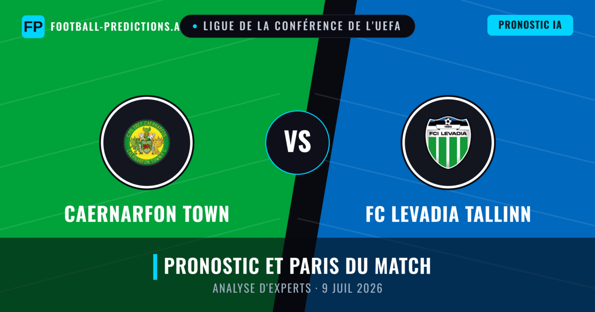 Caernarfon Town vs FC Levadia Tallinn — pronostic et avant-match