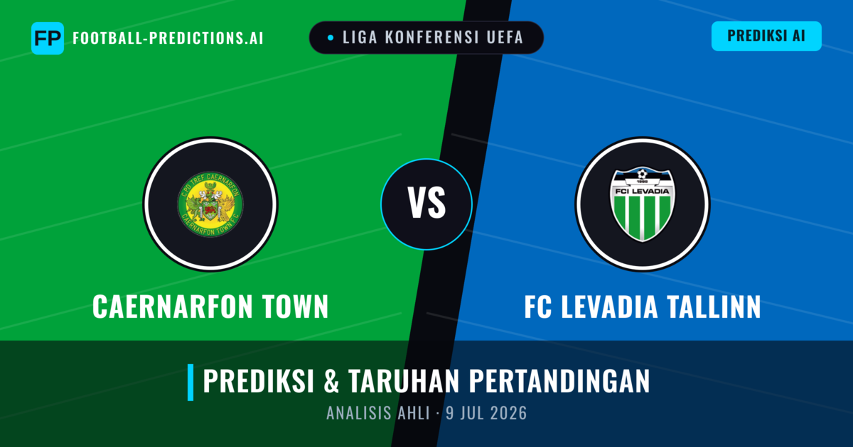 Caernarfon Town vs FC Levadia Tallinn — prediksi dan pratinjau pertandingan