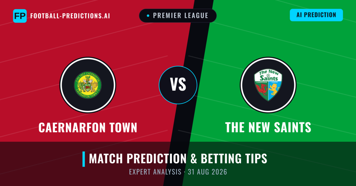 Caernarfon Town vs The New Saints — match prediction & preview