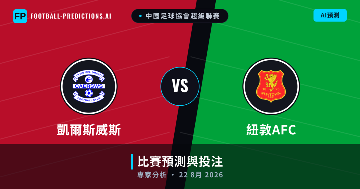 凱爾斯威斯 vs 紐敦AFC — 比赛预测和前瞻