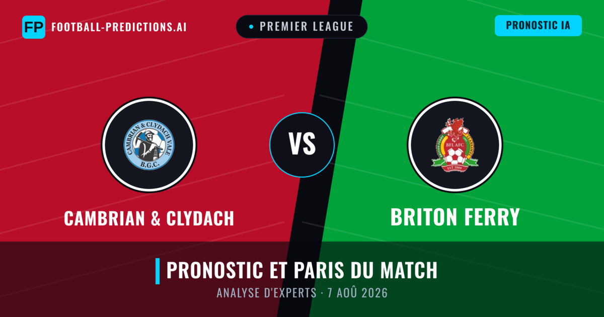 Cambrian & Clydach vs Briton Ferry — pronostic et avant-match