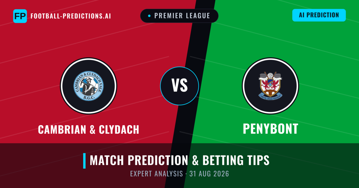Cambrian & Clydach vs Penybont — match prediction & preview