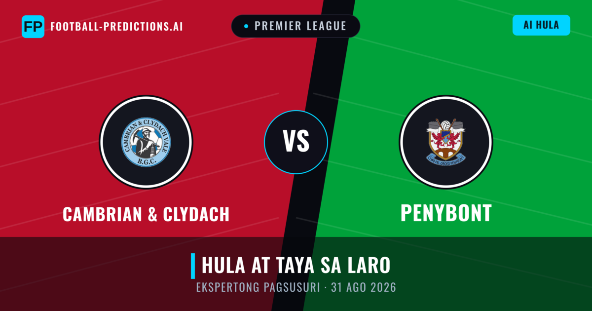 Cambrian & Clydach vs Penybont — hula at preview ng laban