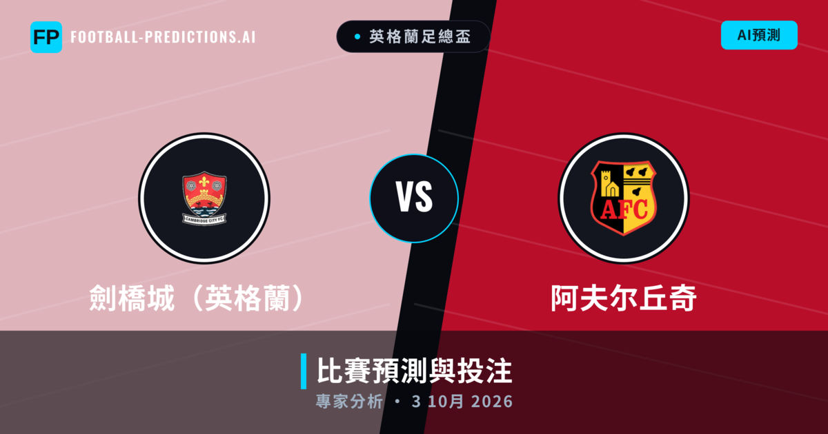 劍橋城（英格蘭） vs 阿夫尔丘奇 — 比赛预测和前瞻