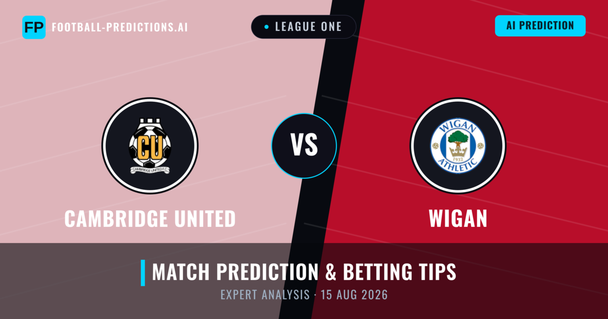 Cambridge United vs Wigan — match prediction & preview