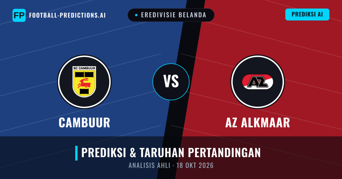 SC Cambuur vs AZ Alkmaar — prediksi dan pratinjau pertandingan