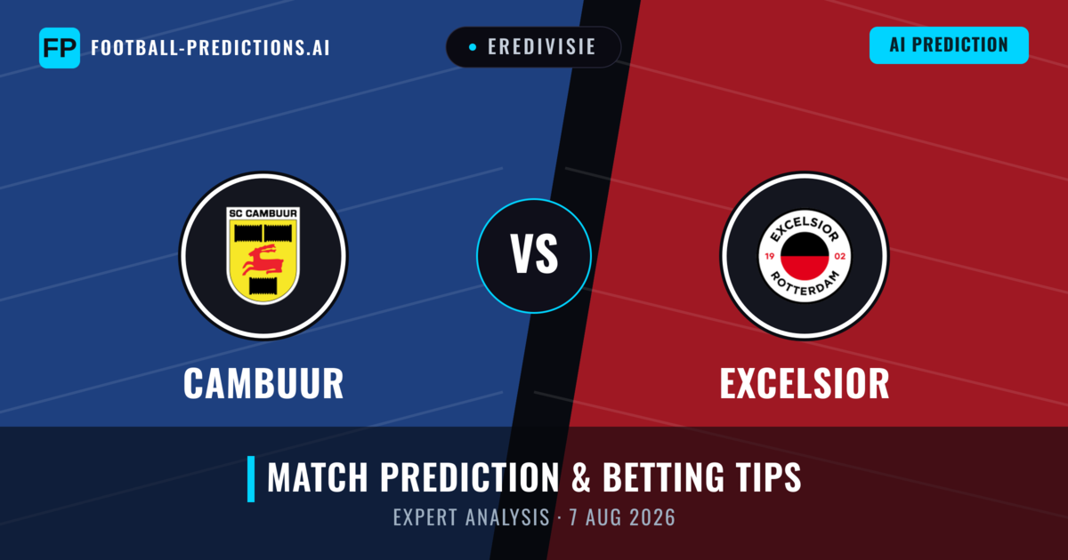 Cambuur vs Excelsior — match prediction & preview
