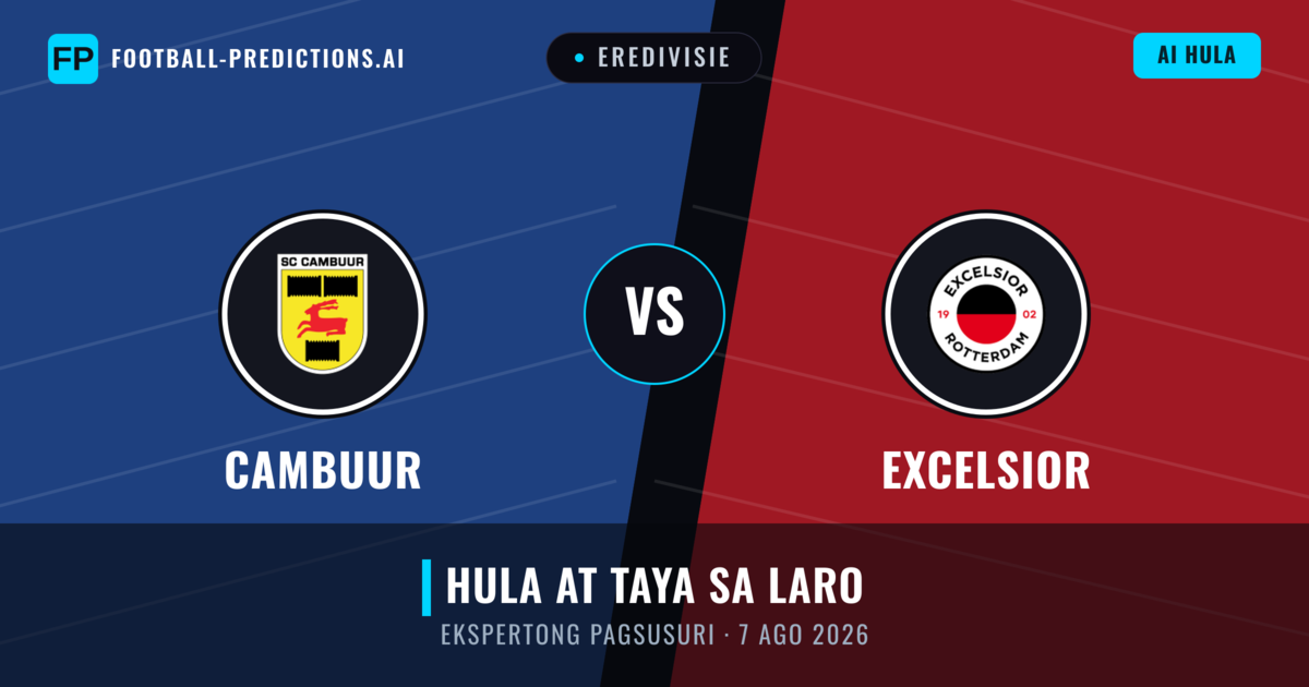 Cambuur vs Excelsior — hula at preview ng laban
