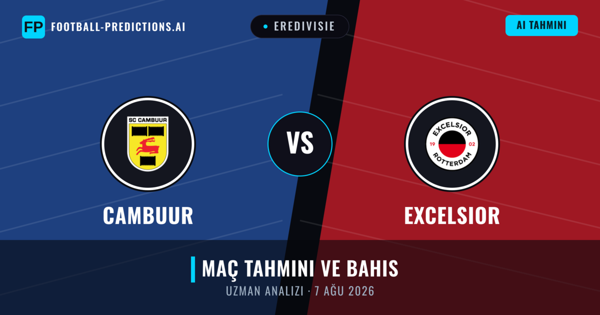 Cambuur - Excelsior — maç tahmini ve önizleme