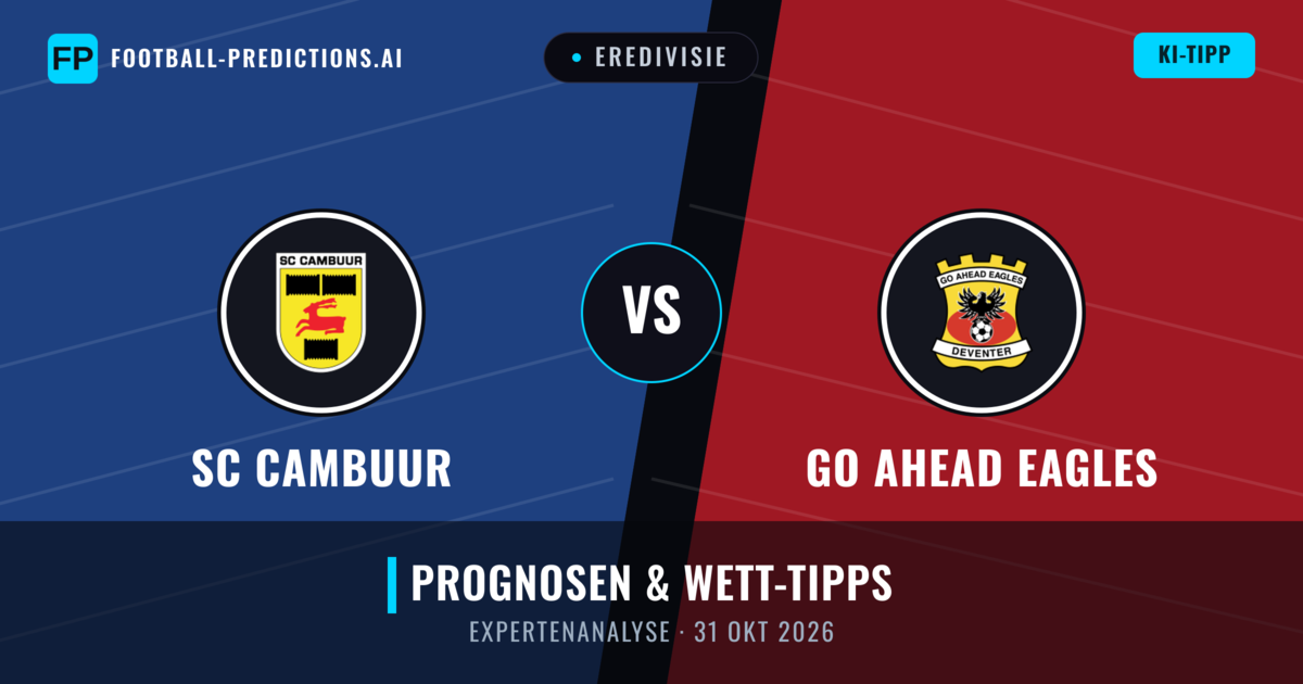 SC Cambuur vs GO Ahead Eagles — Prognose und Spielvorschau