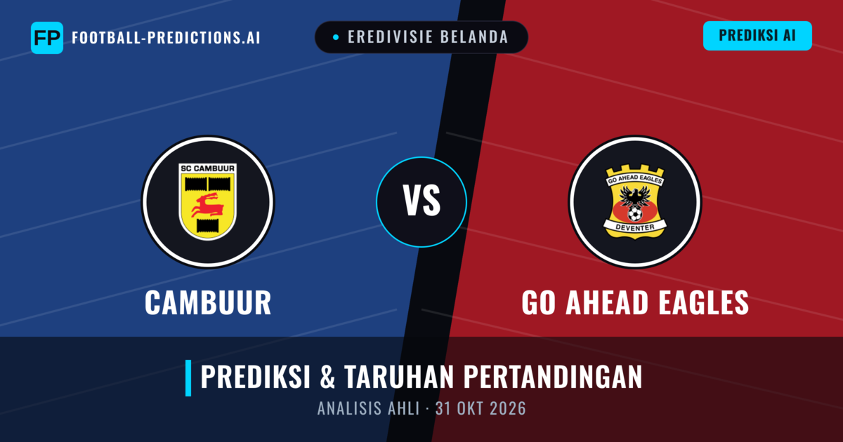 SC Cambuur vs GO Ahead Eagles — prediksi dan pratinjau pertandingan