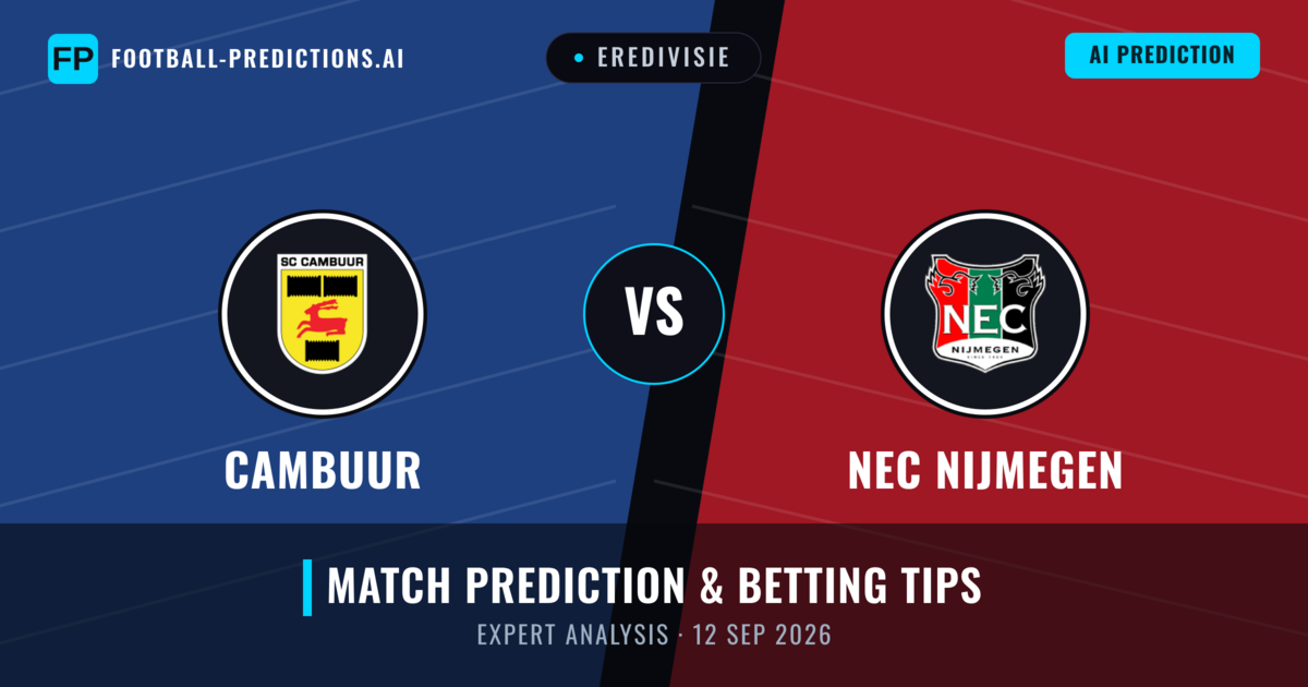 Cambuur vs NEC Nijmegen — match prediction & preview