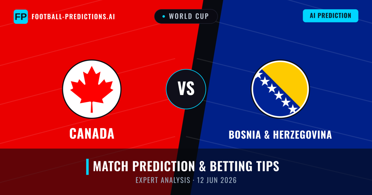 Canada vs Bosnia & Herzegovina — match prediction & preview