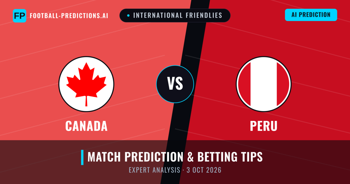 Canada vs Peru — match prediction & preview