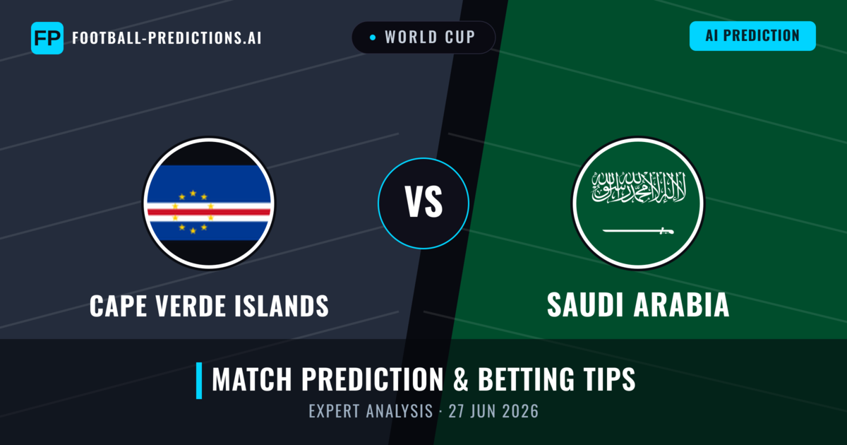 Cape Verde Islands vs Saudi Arabia — match prediction & preview