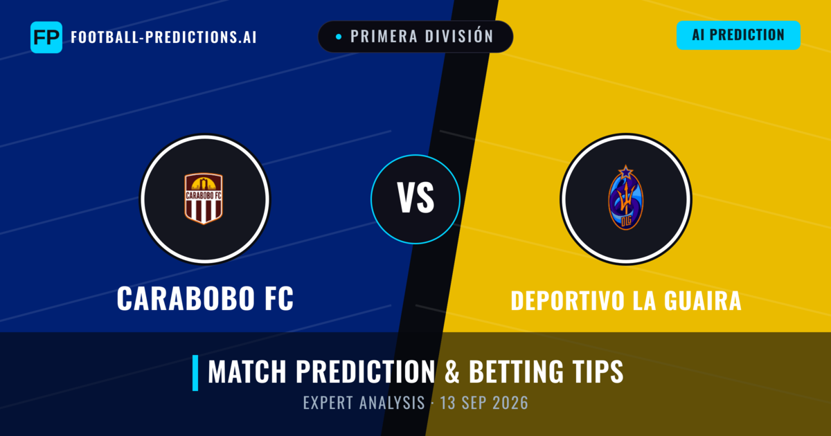Carabobo FC vs Deportivo La Guaira — match prediction & preview
