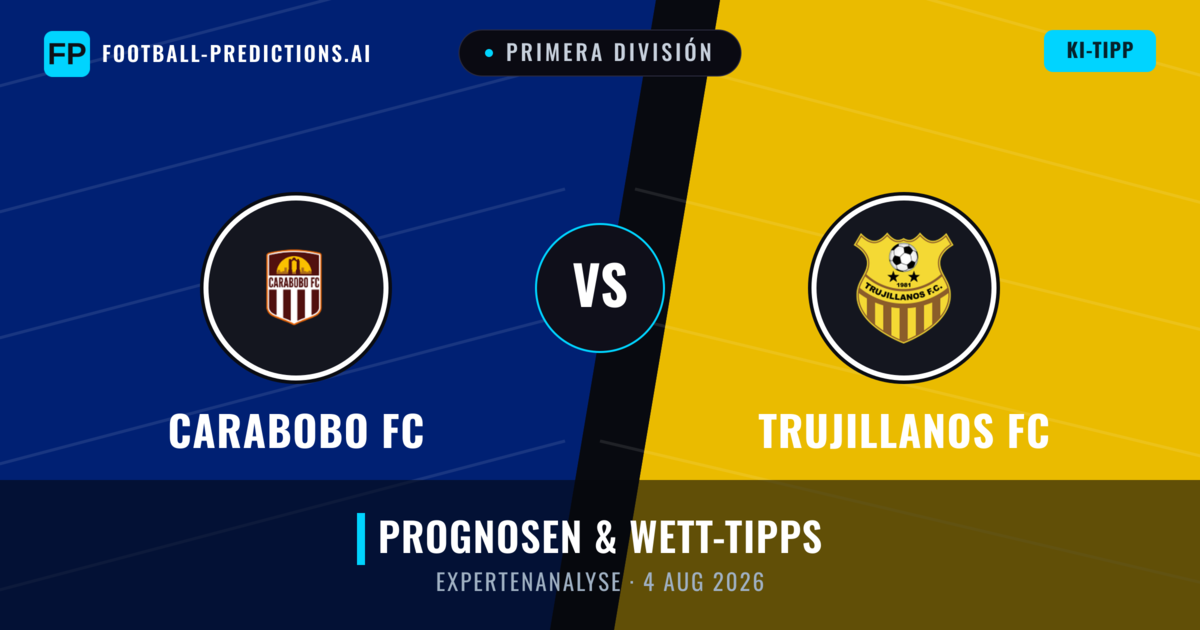 Carabobo FC vs Trujillanos FC — Prognose und Spielvorschau