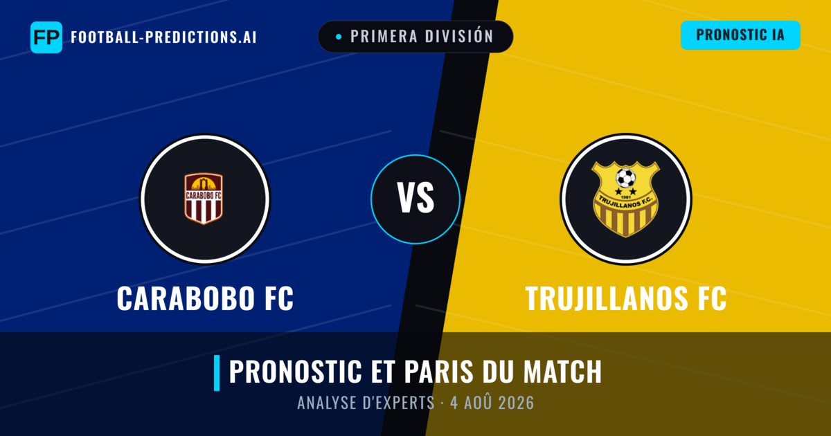 Carabobo FC vs Trujillanos FC — pronostic et avant-match
