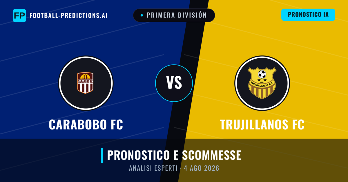 Carabobo FC vs Trujillanos FC — pronostico e anteprima del match