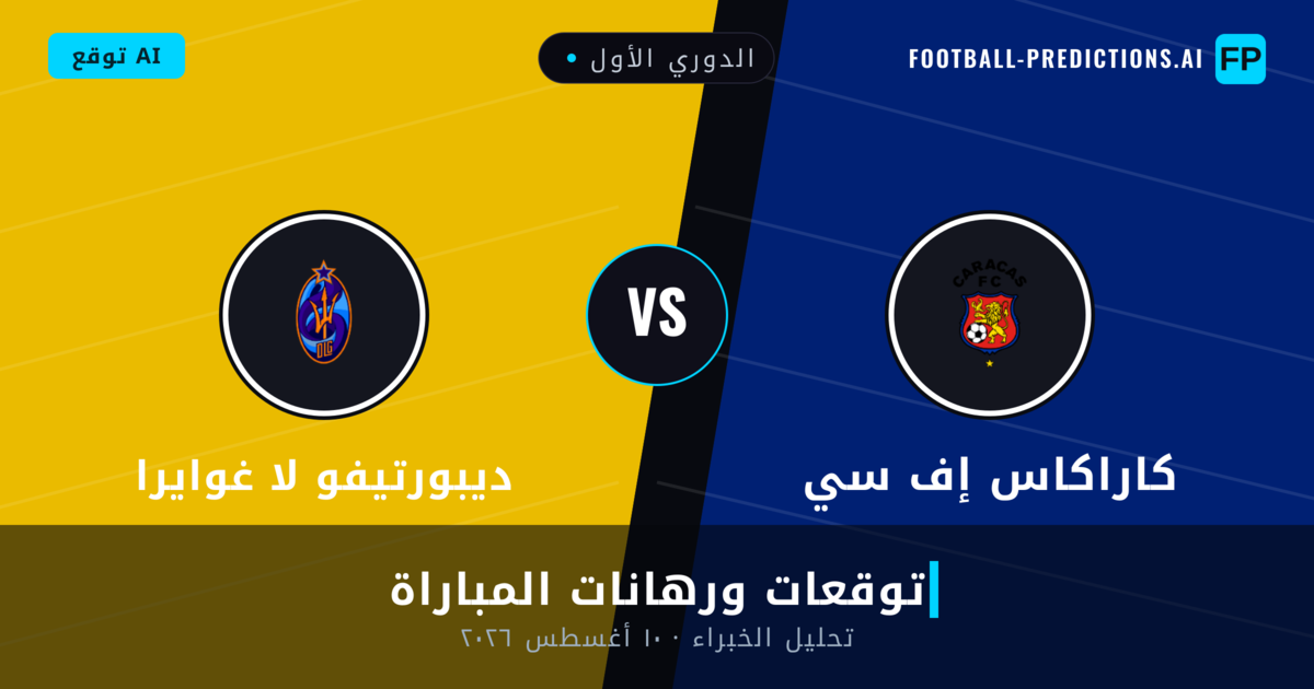 كاراكاس إف سي ضد ديبورتيفو لا غوايرا — توقعات ومعاينة المباراة
