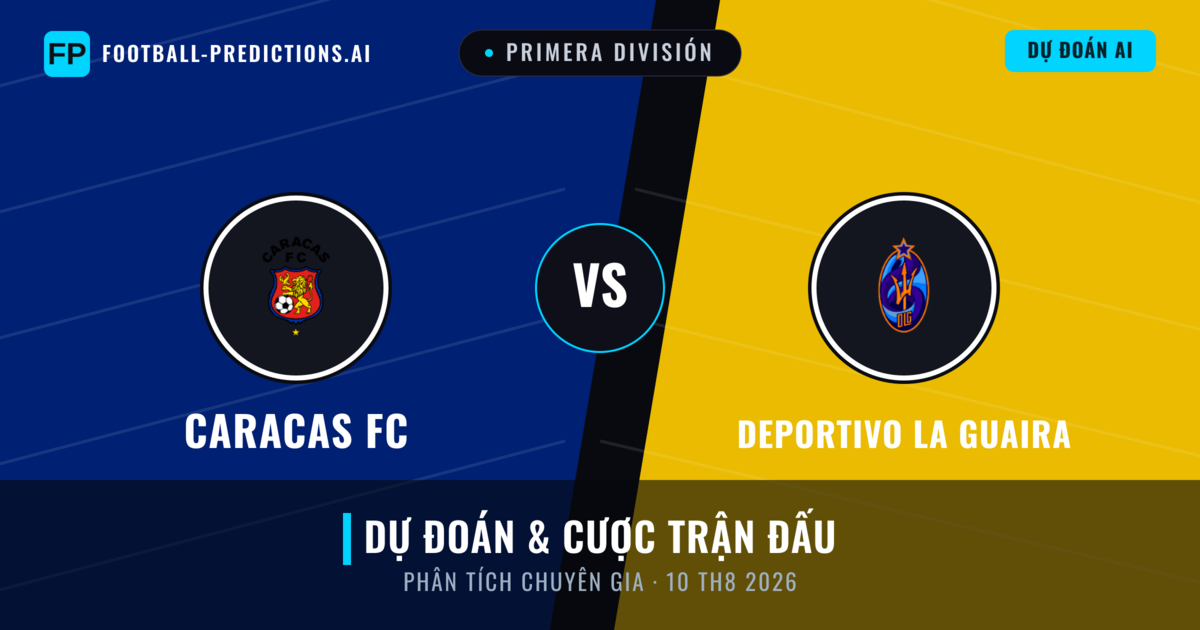 Caracas FC vs Deportivo La Guaira — dự đoán và xem trước trận đấu