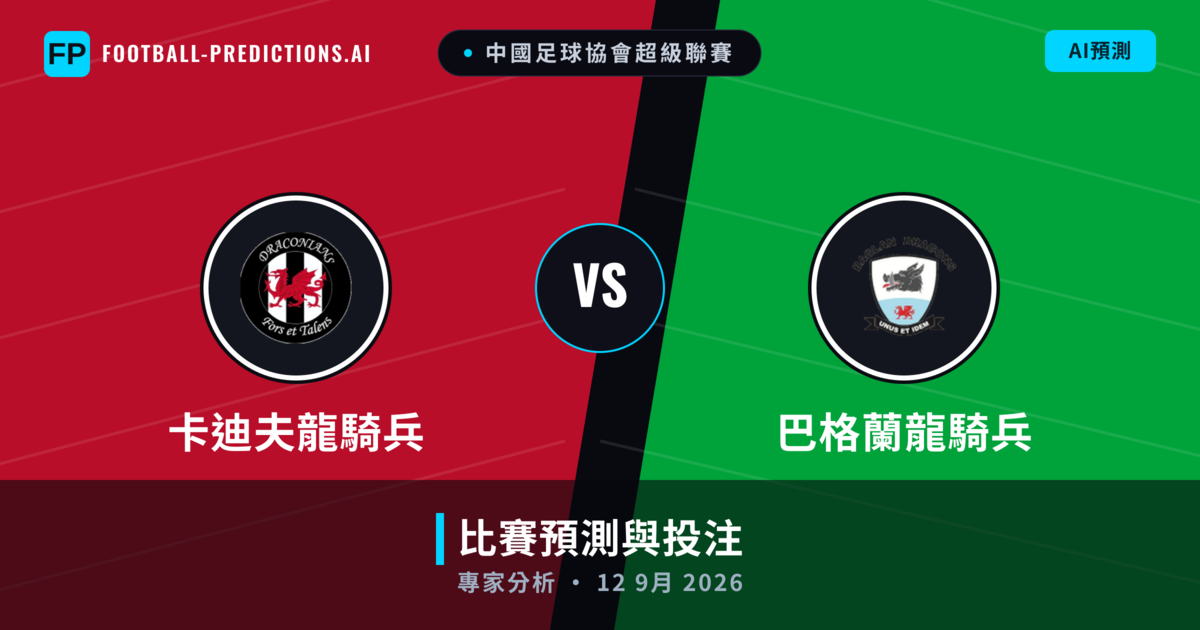 卡迪夫龍騎兵 vs 巴格蘭龍騎兵 — 比赛预测和前瞻