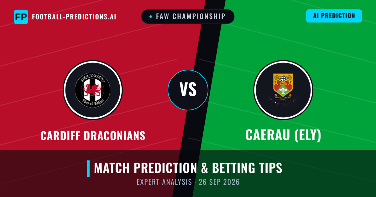 Cardiff Draconians vs Caerau (Ely) — match prediction & preview