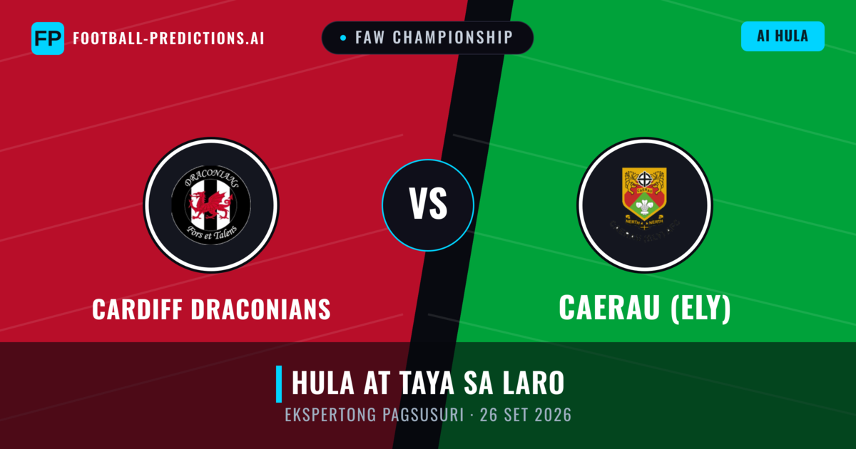 Cardiff Draconians vs Caerau (Ely) — hula at preview ng laban