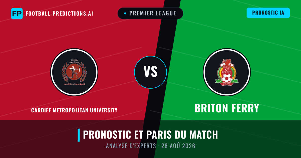 Cardiff Metropolitan University vs Briton Ferry — pronostic et avant-match