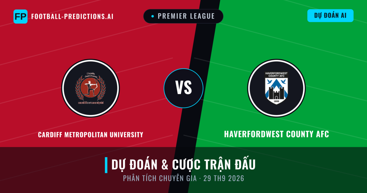 Cardiff Metropolitan University vs Haverfordwest County AFC — dự đoán và xem trước trận đấu