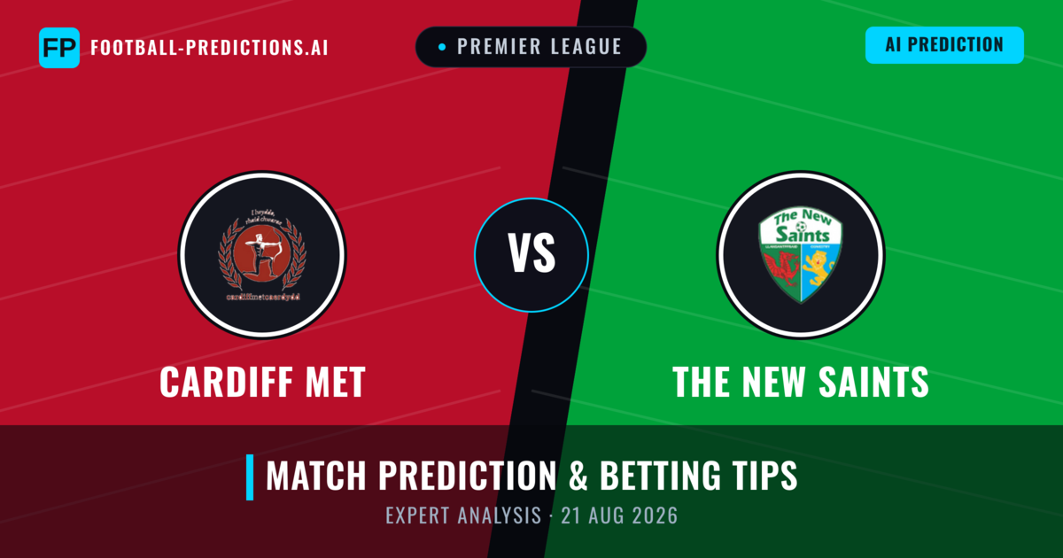 Cardiff MET vs The New Saints — match prediction & preview