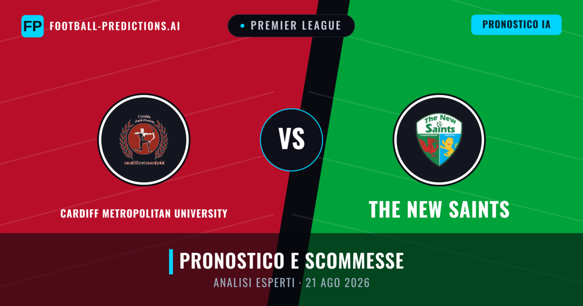 Cardiff Metropolitan University vs The New Saints — pronostico e anteprima del match