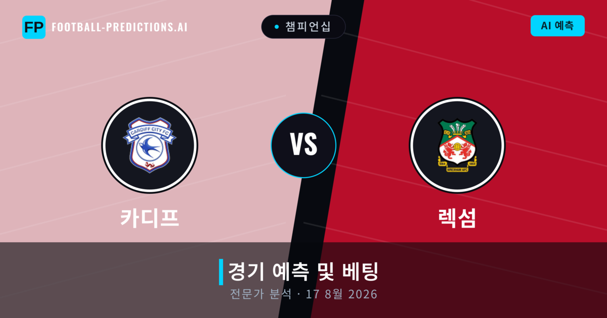 카디프 대 렉섬 — 경기 예측 및 프리뷰