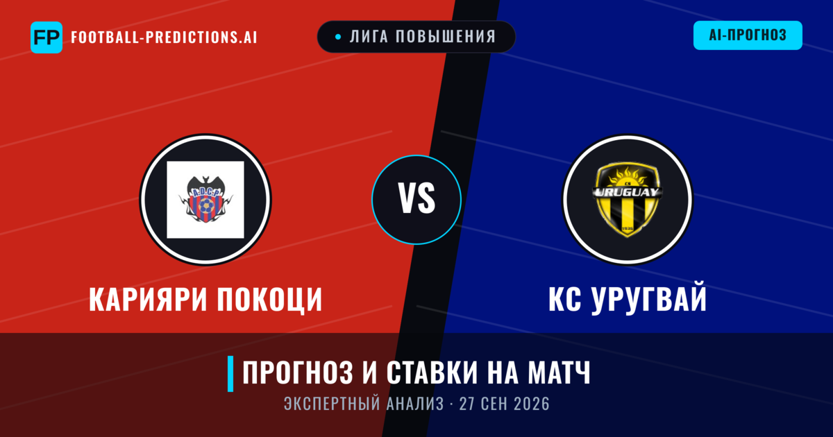 Карияри Покоци – КС Уругвай — прогноз и превью матча