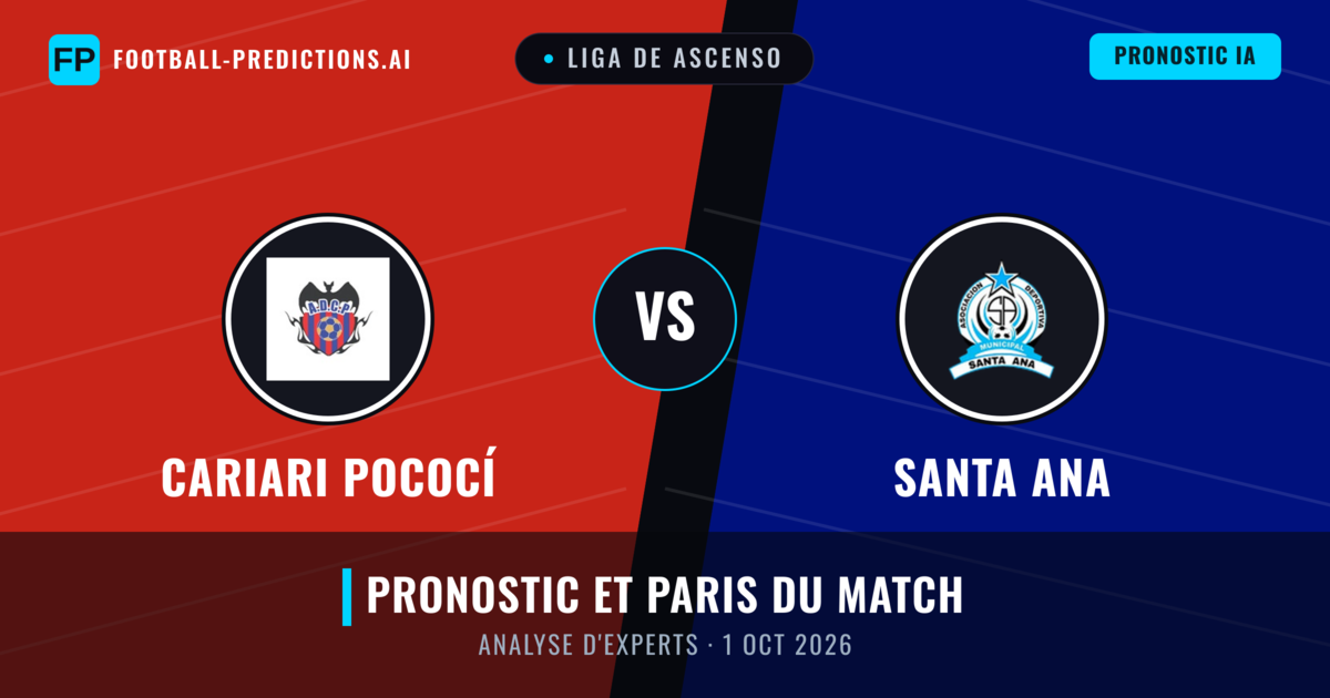 Cariari Pococí vs Santa Ana — pronostic et avant-match
