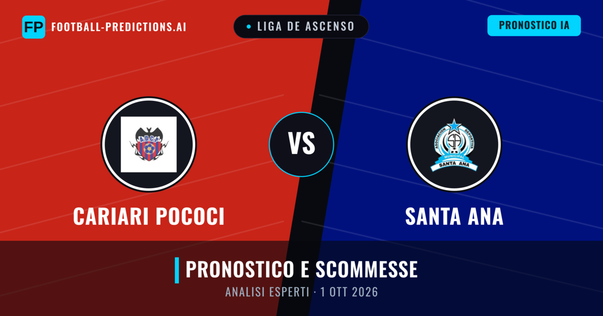 Cariari Pococi vs Santa Ana — pronostico e anteprima del match