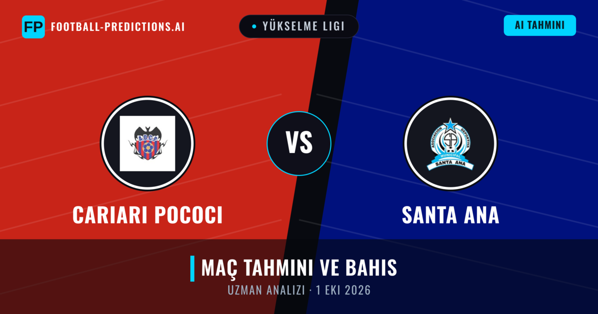 Cariari Pococi - Santa Ana — maç tahmini ve önizleme
