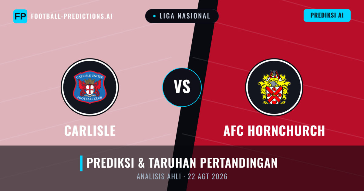 Carlisle vs AFC Hornchurch — prediksi dan pratinjau pertandingan
