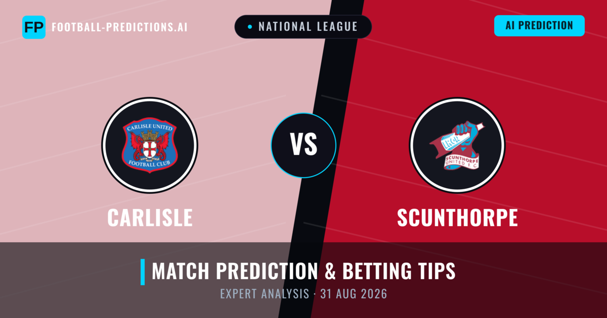 Carlisle vs Scunthorpe — match prediction & preview