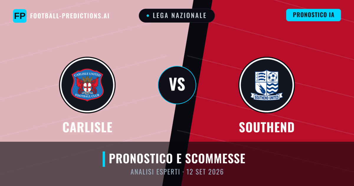 Carlisle vs Southend — pronostico e anteprima del match