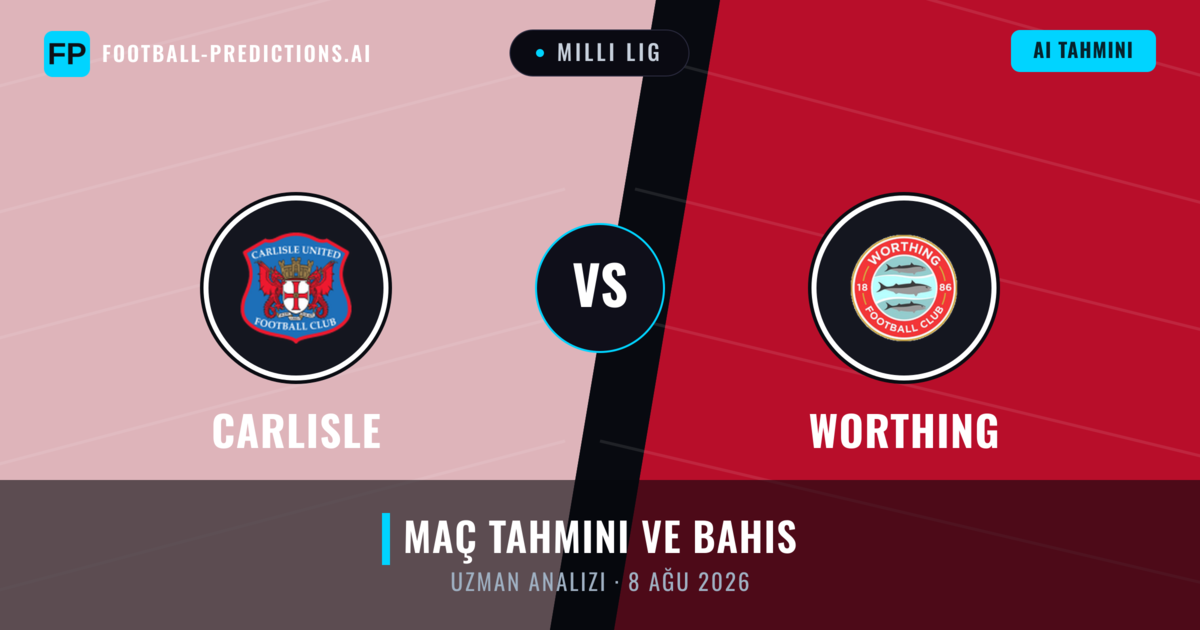 Carlisle - Worthing — maç tahmini ve önizleme