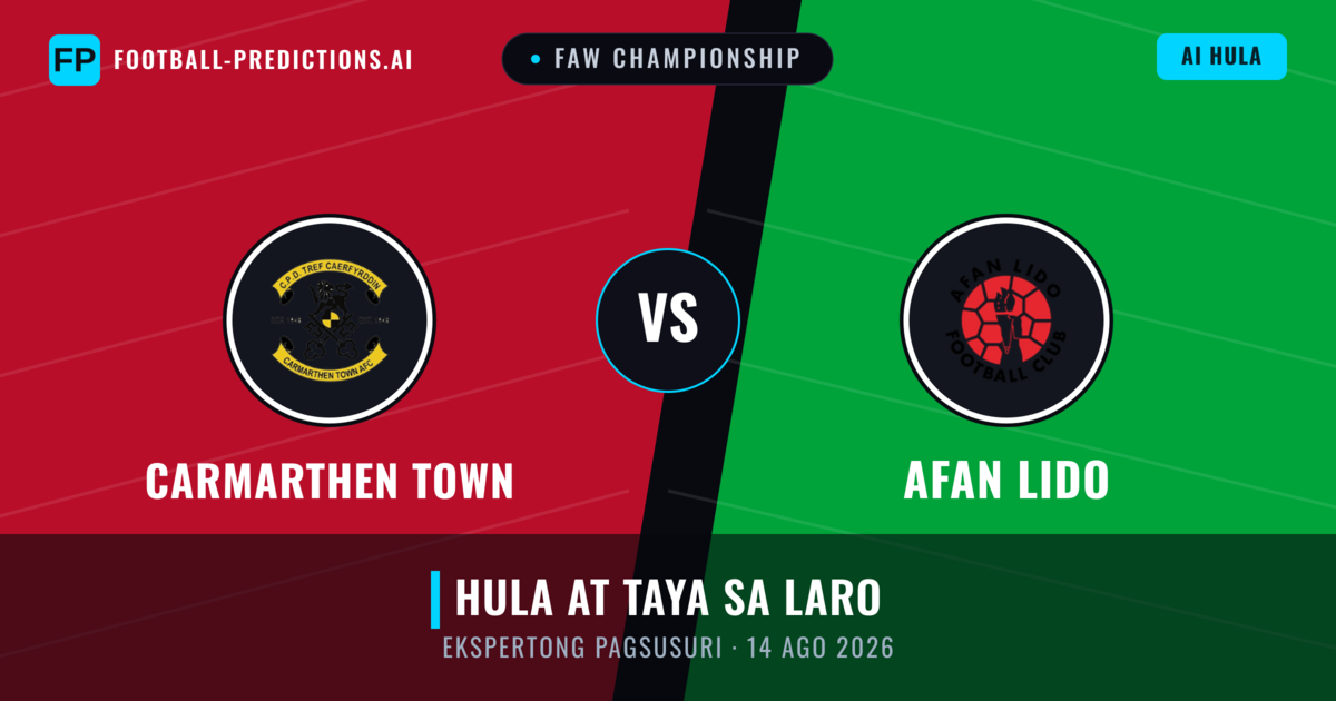 Carmarthen Town vs Afan Lido — hula at preview ng laban