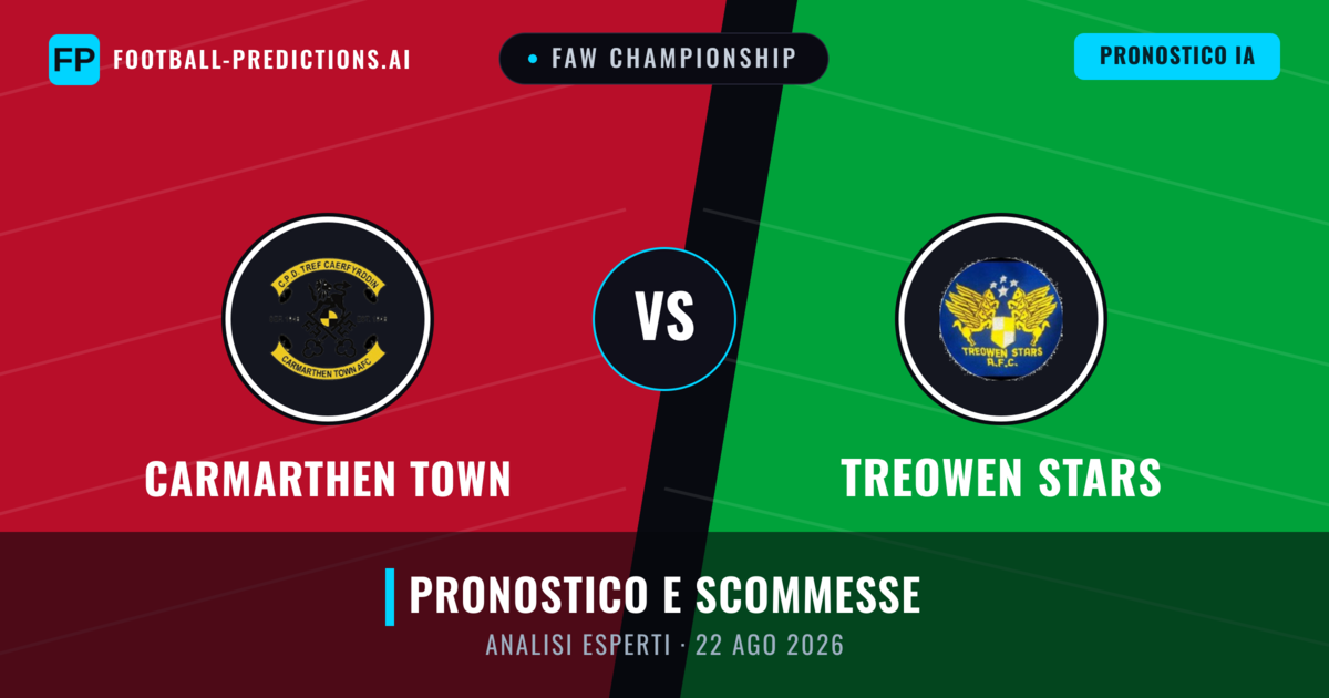 Carmarthen Town vs Treowen Stars — pronostico e anteprima del match